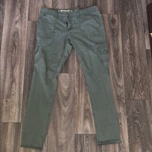 Mossimo Supply Co. Olive Green Cargo Skinny Pants